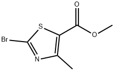 5-Thiazolecarboxylicacid,2-bromo-4-methyl-,methylester(9CI) Struktur