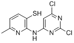 2-(2,4-Dichloropyrimidin-6-ylamino)-6-methyl-1H-pyridinium-3-thiolate Struktur