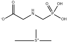 Glyphosphate-trimesium Struktur