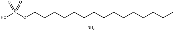 ammonium pentadecyl sulphate Struktur