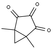 1,5-Dimethylbicyclo[3.1.0]hexane-2,3,4-trione Struktur