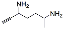 6-heptyne-2,5-diamine Struktur