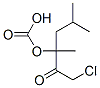 2-isobutyl-3-oxo-4-chloro-2-butylcarbonate Struktur