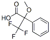 (+/-)-ALPHA-METHOXY-ALPHA-TRIFLUOROMETHYLPHENYLACETIC ACID Struktur