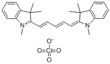 1,1',3,3,3',3'-HEXAMETHYLINDODICARBOCYANINE PERCHLORATE Struktur