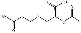 N-ACETYL-S-(2-CARBAMOYLETHYL)-L-CYSTEINE Struktur