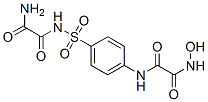 N-[4-[(hydroxycarbamoylformyl)amino]phenyl]sulfonyloxamide Struktur