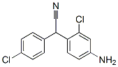 (4-amino-2-chlorophenyl)(4-chlorophenyl)acetonitrile Struktur