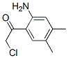 Ethanone,  1-(2-amino-4,5-dimethylphenyl)-2-chloro- Struktur