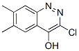 4-Cinnolinol,  3-chloro-6,7-dimethyl- Struktur