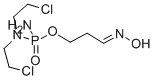 3-(Hydroxyimino)propyl N,N-bis(2-chloroethyl)phosphoramidate Struktur