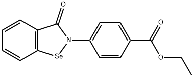 ethyl 4-(7-oxo-9-selena-8-azabicyclo[4.3.0]nona-1,3,5-trien-8-yl)benzo ate Struktur