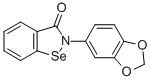 1,2-Benzisoselenazol-3(2H)-one, 2-(1,3-benxodioxol-5-yl)- Struktur