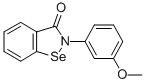 1,2-Benzisoselenazol-3(2H)-one, 2-(3-methoxyphenyl)- Struktur