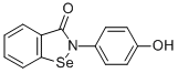 2-(4-Hydroxyphenyl)-1,2-benzisoselenazol-3(2H)-one Struktur