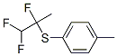 Benzene, 1-methyl-4-[(1,2,2-trifluoro-1-methylethyl)thio]- (9CI) Struktur