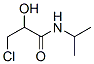 Propanamide,  3-chloro-2-hydroxy-N-(1-methylethyl)- Struktur