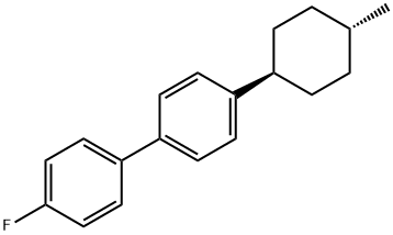 1,1'-Biphenyl, 4-fluoro-4'-(4-methylcyclohexyl)-, trans- Struktur