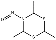 4H-1,3,5-DITHIAZINE, DIHYDRO-5-NITROSO-2,4,6-TRIMETHYL- Struktur