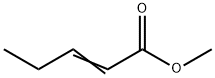 METHYL 2-PENTENOATE Struktur