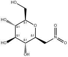 BETA-D-GLUCOPYRANOSYL NITROMETHANE Struktur