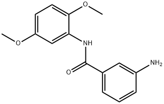 3-AMINO-N-(2,5-DIMETHOXYPHENYL)BENZAMIDE Struktur