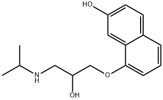 rac 7-Hydroxy Propranolol Struktur