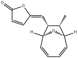 2(5H)-Furanone,5-[[(1R,6S,7S,8S)-8-methyl-9-oxabicyclo[4.2.1]nona-2,4-dien-7-yl]methylene]-,(5E)-(9CI) Struktur