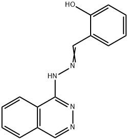 2-Hydroxybenzaldehyde 1-phthalazinyl hydrazone Struktur