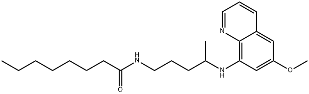 octanoylprimaquine Struktur