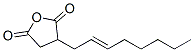 3-[(E)-2-Octenyl]-3,4-dihydro-2,5-furandione Struktur