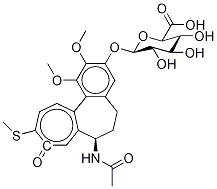 3-Demethyl Thiocolchicine 3-O-β-D-Glucuronide Struktur