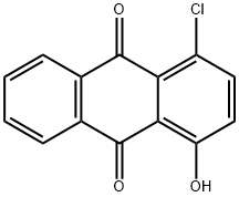 1-chloro-4-hydroxyanthraquinone  Struktur