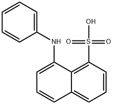 8-Anilino-1-naphthalenesulfonic acid  Struktur