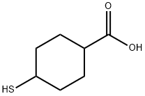 Cyclohexanecarboxylic acid, 4-mercapto- (9CI) Struktur