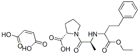 1-[N-[1-(ethoxycarbonyl)-3-phenylpropyl]-L-alanyl]-L-proline maleate Struktur