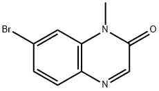 7-BROMO-1-METHYL-1H-QUINOXALIN-2-ONE Struktur