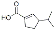 1-Cyclopentene-1-carboxylic acid, 3-(1-methylethyl)- (9CI) Struktur