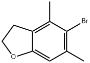 Benzofuran, 5-bromo-2,3-dihydro-4,6-dimethyl- (9CI) Struktur