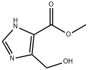 5-(HYDROXYMETHYL)-1H-IMIDAZOLE-4-CARBOXYLIC ACID METHYL ESTER Struktur