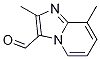 2,8-Dimethyl-imidazo[1,2-a]pyridine-3-carbaldehyde Struktur