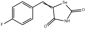 (5E)-5-[(4-fluorophenyl)methylidene]-1,3-selenazolidine-2,4-dione Struktur