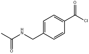 Benzoyl chloride, 4-[(acetylamino)methyl]- (9CI) Struktur