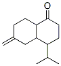 4-Isopropyl-6-methylene-3,4,4a,5,6,7,8,8a-octahydro-1(2H)-naphthalenone Struktur