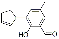 Benzaldehyde, 3-(2-cyclopenten-1-yl)-2-hydroxy-5-methyl- (9CI) Struktur