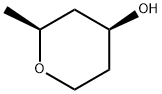 (2S,4S)-2-Methyl-tetrahydro-2H-pyran-4-ol Struktur