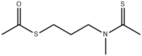 Ethanethioic  acid,  S-[3-[methyl(1-thioxoethyl)amino]propyl]  ester Struktur