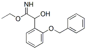 Benzeneethanimidic  acid,  -alpha--hydroxy-2-(phenylmethoxy)-,  ethyl  ester  (9CI) Struktur