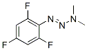 1-(2,4,6-Trifluorophenyl)-3,3-dimethyltriazene Struktur