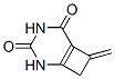 2,4-Diazabicyclo[4.2.0]oct-1(6)-ene-3,5-dione, 7-methylene- (9CI) Struktur